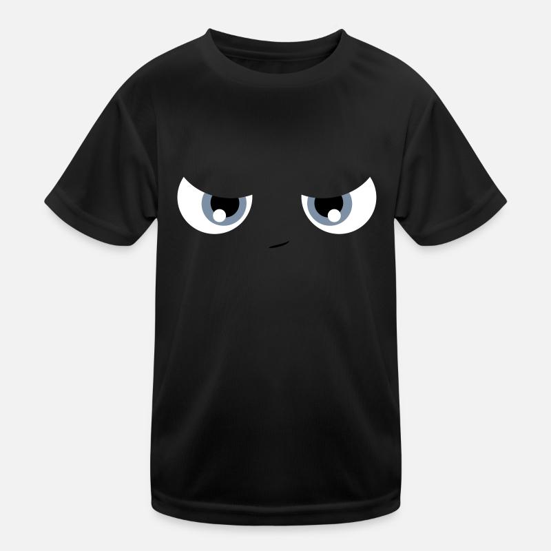lustiges Gesicht Kinder Funktions-T-Shirt