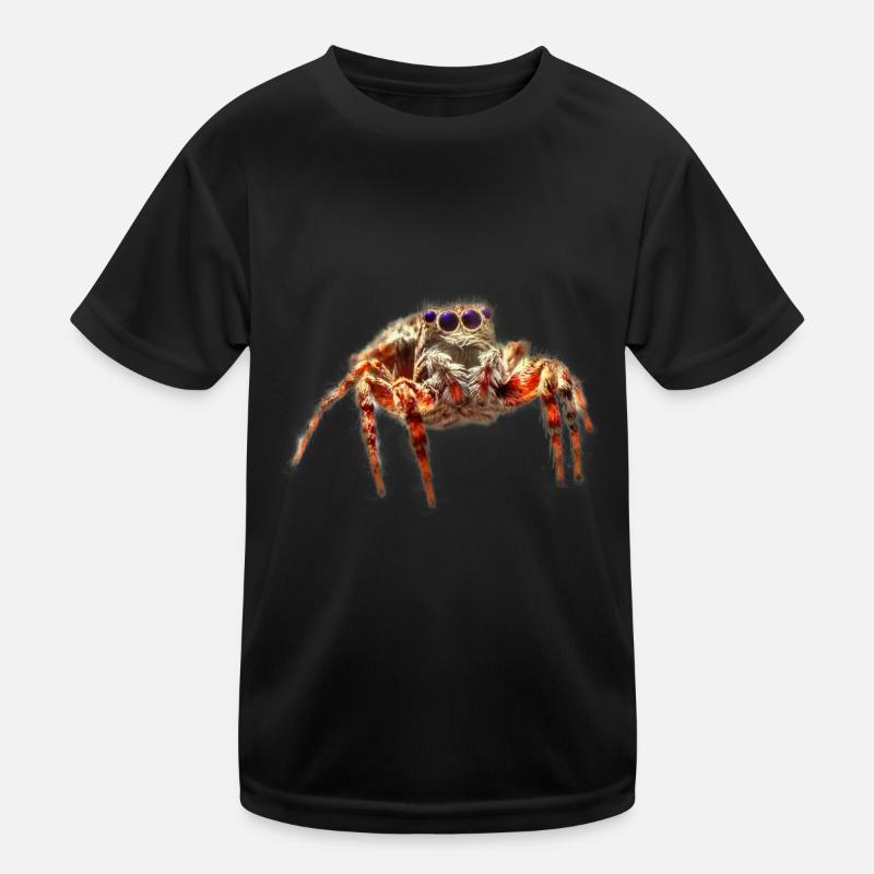 Araignées sauteuses araignées T-shirt sport Enfant