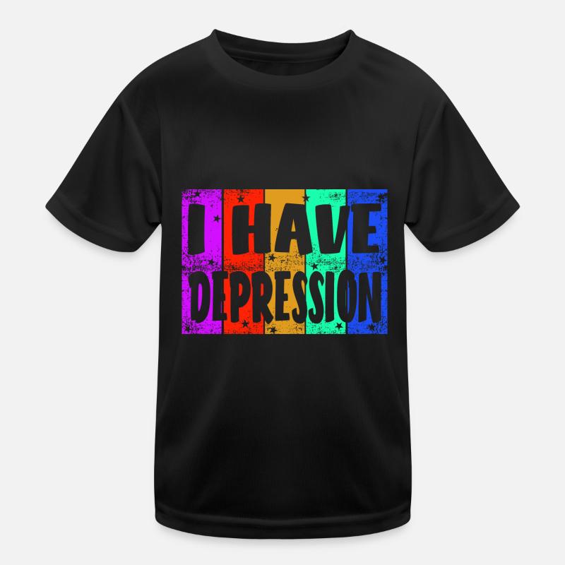 Je souffre de dépression T-shirt sport Enfant