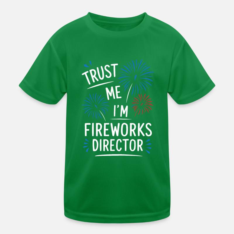 Pyrotechnics Fireworks Pyrotechnics Kids Functional T-Shirt