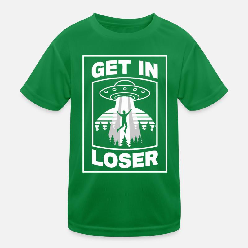 Alien UFO Aliens Außerirdischer T-shirt sport Enfant