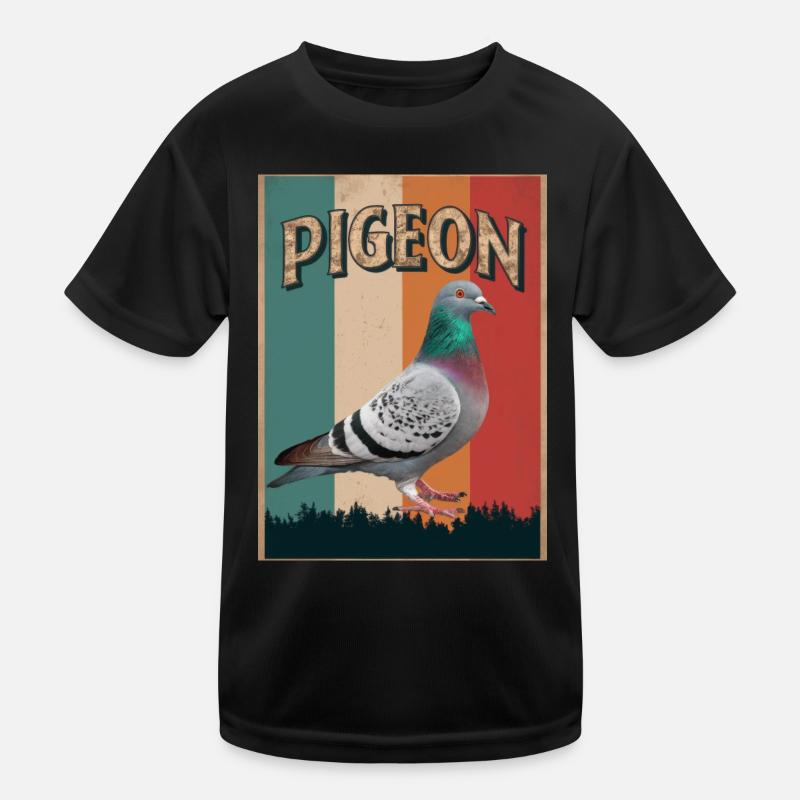 Pigeon Pigeons Animal Oiseau T-shirt sport Enfant
