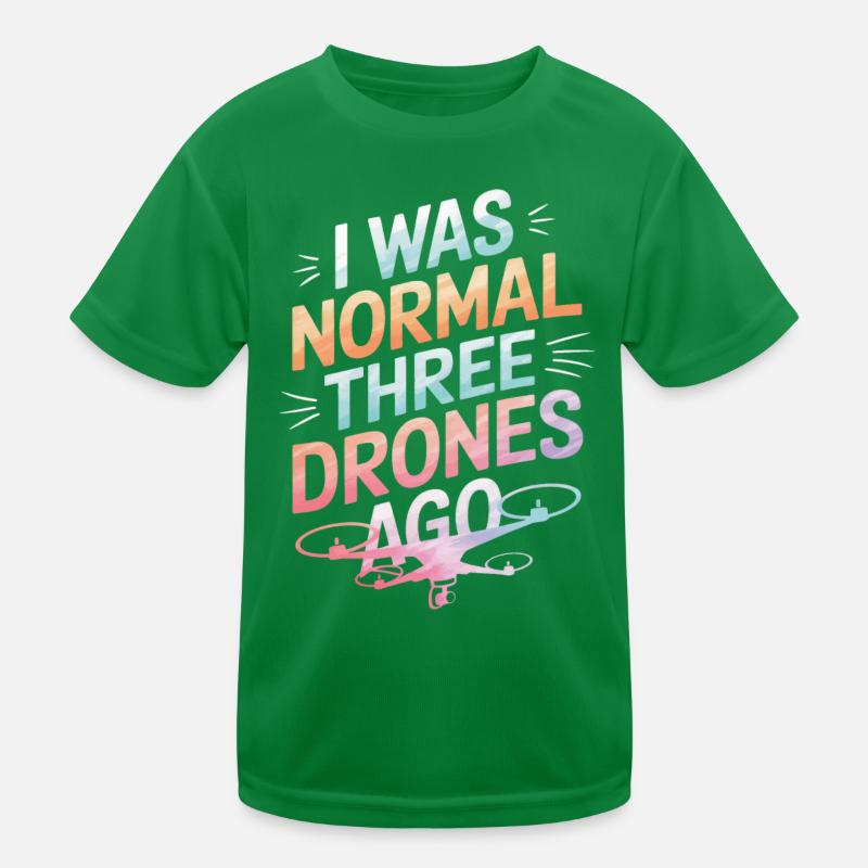 Dronen Pilot Quadrocopter Drone Kinder Funktions-T-Shirt
