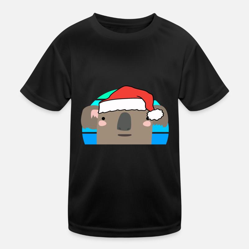 Weihnachten Koala Kinder Funktions-T-Shirt