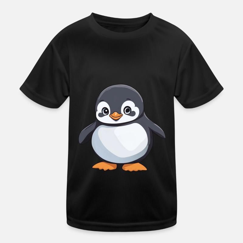 cute penguin little penguin Kids Functional T-Shirt