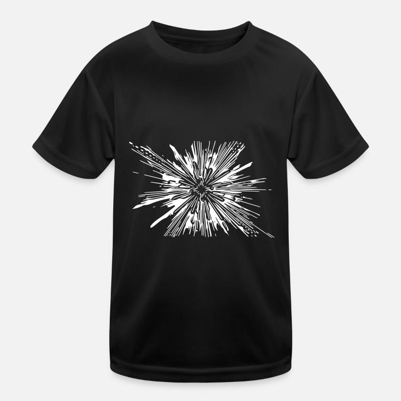 Vector Splash Explosion Kinder Funktions-T-Shirt