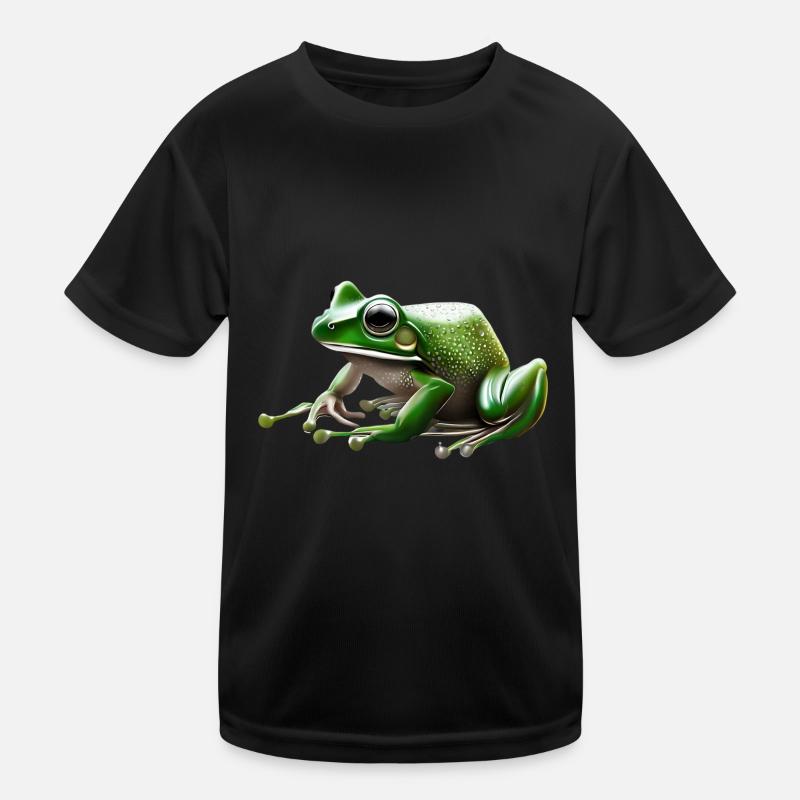 Rain Frog Water Drop Frog Kids Functional T-Shirt