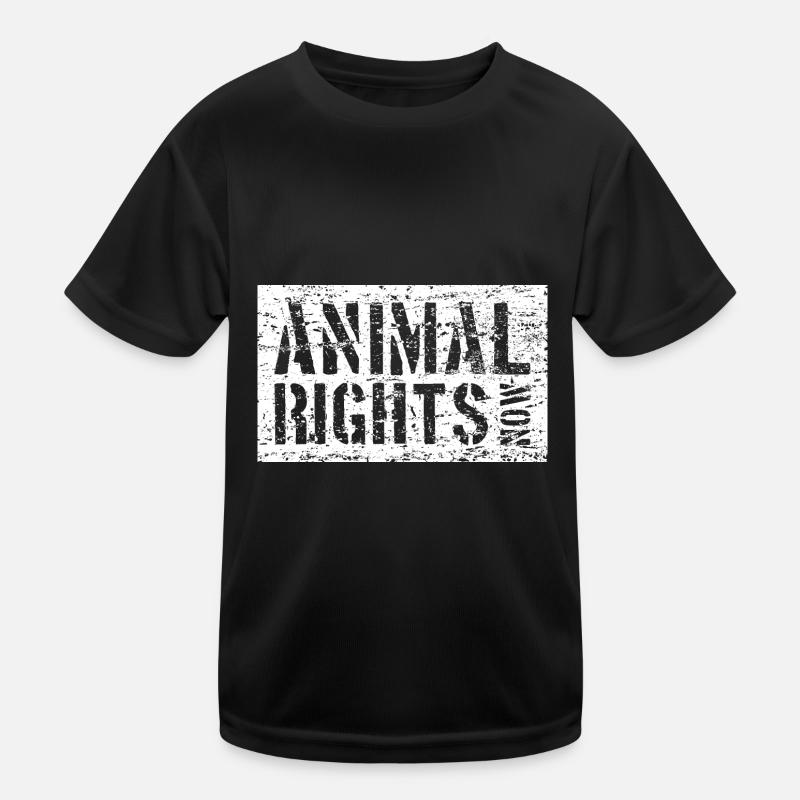 ANIMAL RIGHTS NOW VEGAN Kids Functional T-Shirt