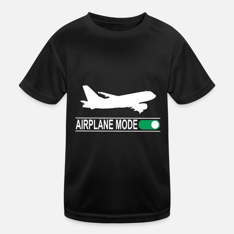 Airplane Mode Kinder Funktions-T-Shirt