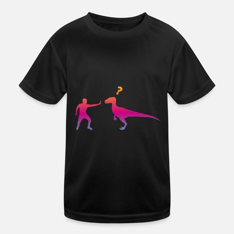 Velociraptor Dinosaurs Kids Functional T-Shirt