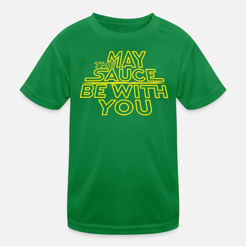 May The Sauce Be With you Kids Functional T-Shirt