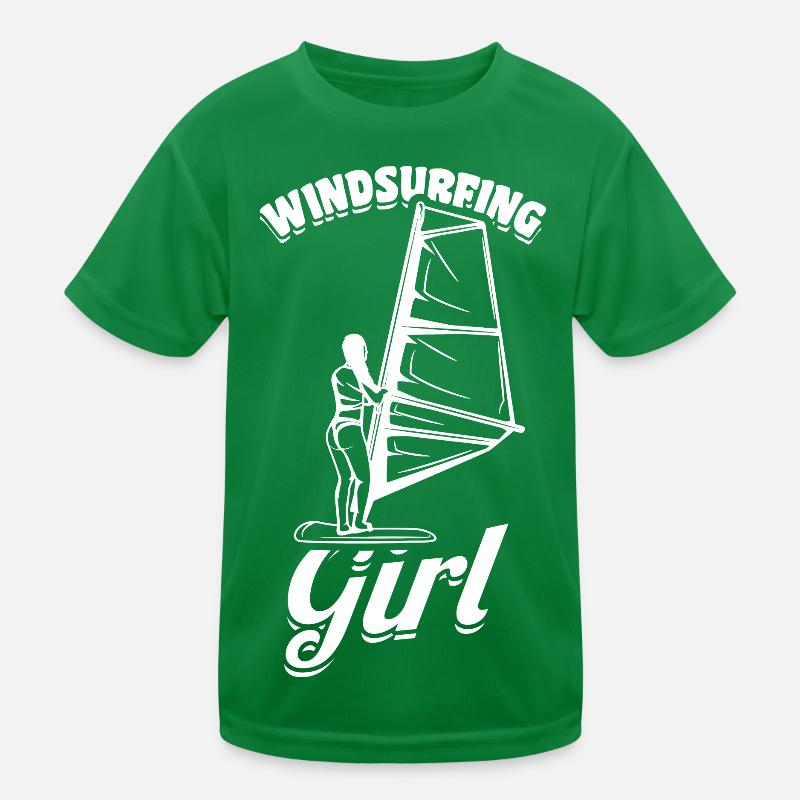 Windsurfer Girl T-shirt sport Enfant
