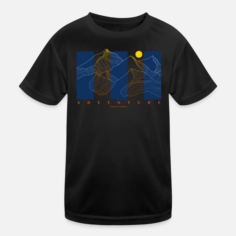 Graphique de montagne T-shirt sport Enfant