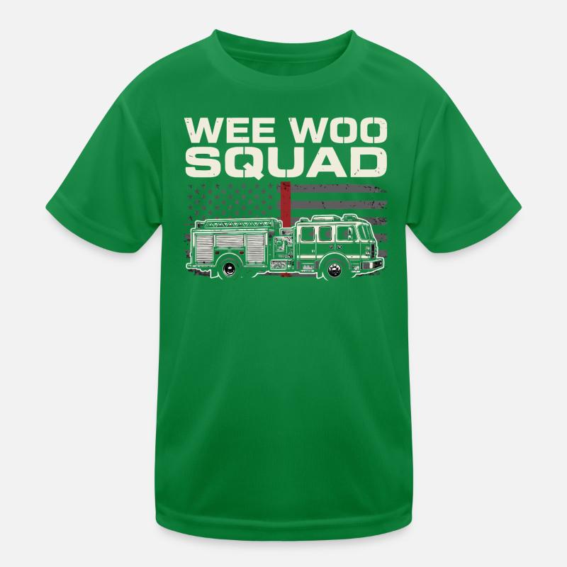 Conception du service de sauvetage de l’escouade Wee Woo T-shirt sport Enfant