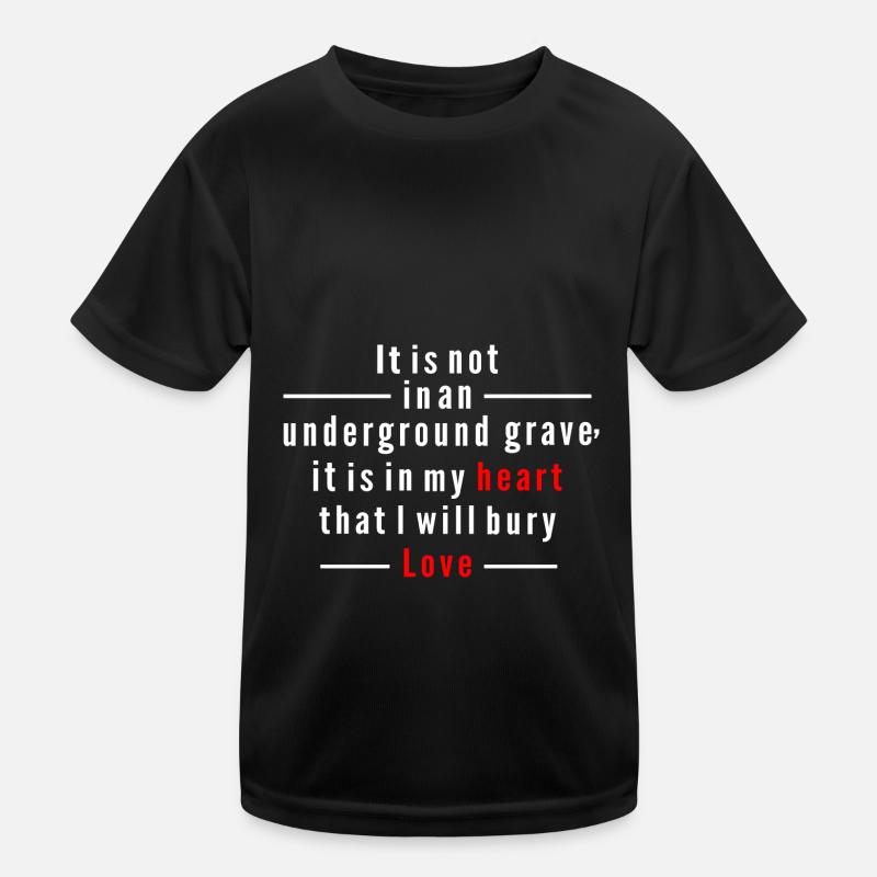 Liebeszitat Kinder Funktions-T-Shirt