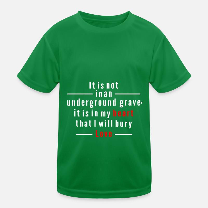 Citation d’amour T-shirt sport Enfant