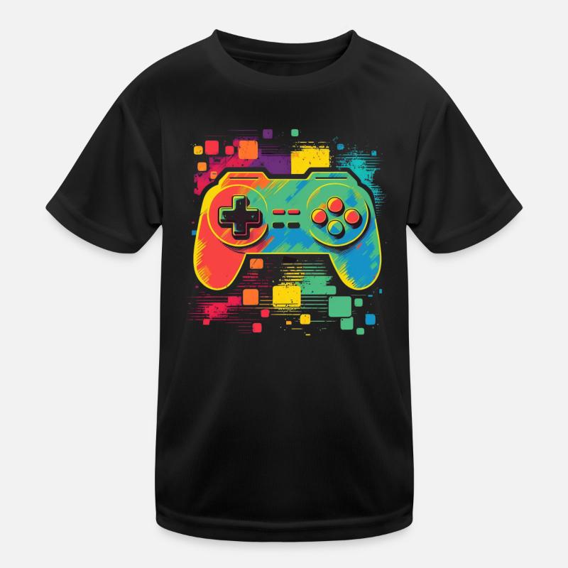Retro Console Kids Functional T-Shirt