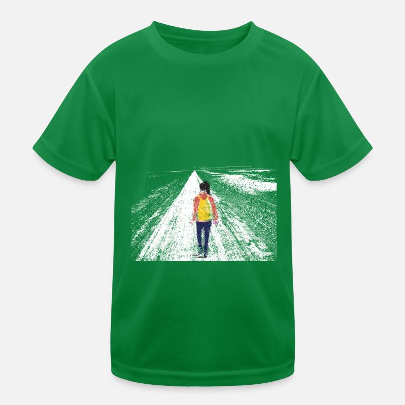 Fille seule T-shirt sport Enfant
