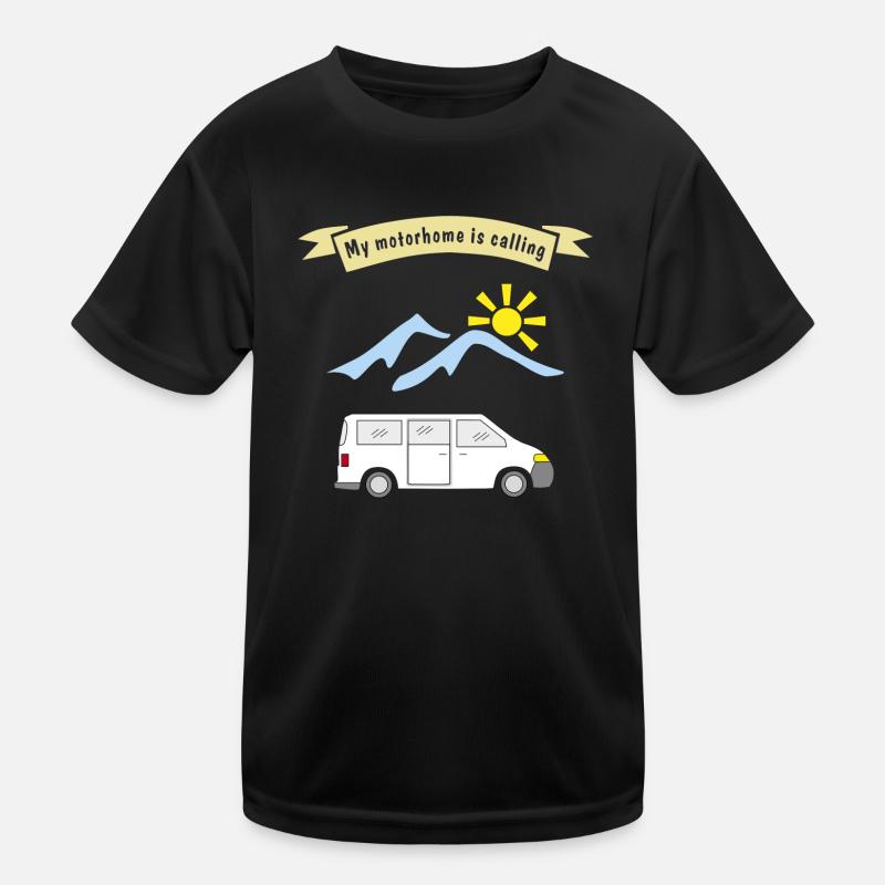 le camping-car appelle T-shirt sport Enfant