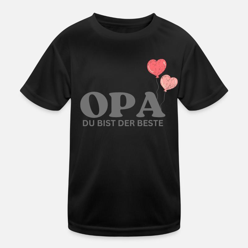 Opa du bist der Beste Kinder Funktions-T-Shirt
