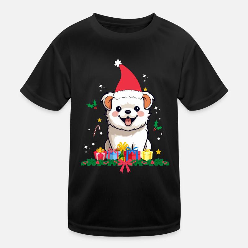Noël du chien T-shirt sport Enfant