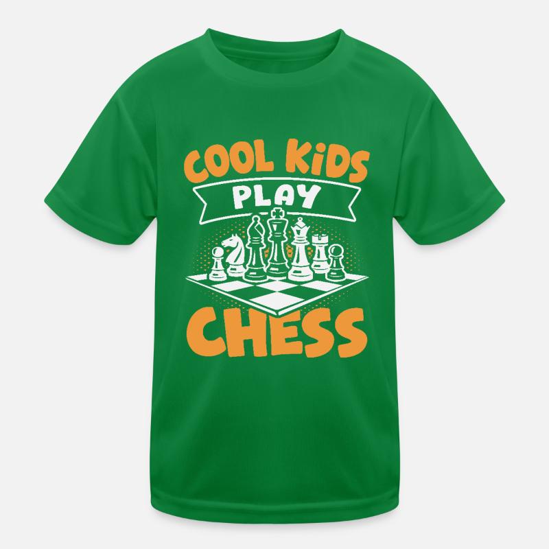 Chess Player Cool Kids Play Chess Kids Functional T-Shirt