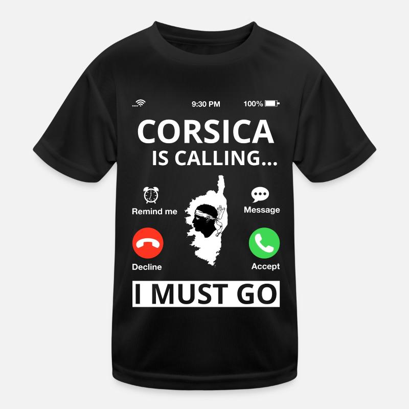 Corse Drapeau Corse Drapeau Corse Corse T-shirt sport Enfant