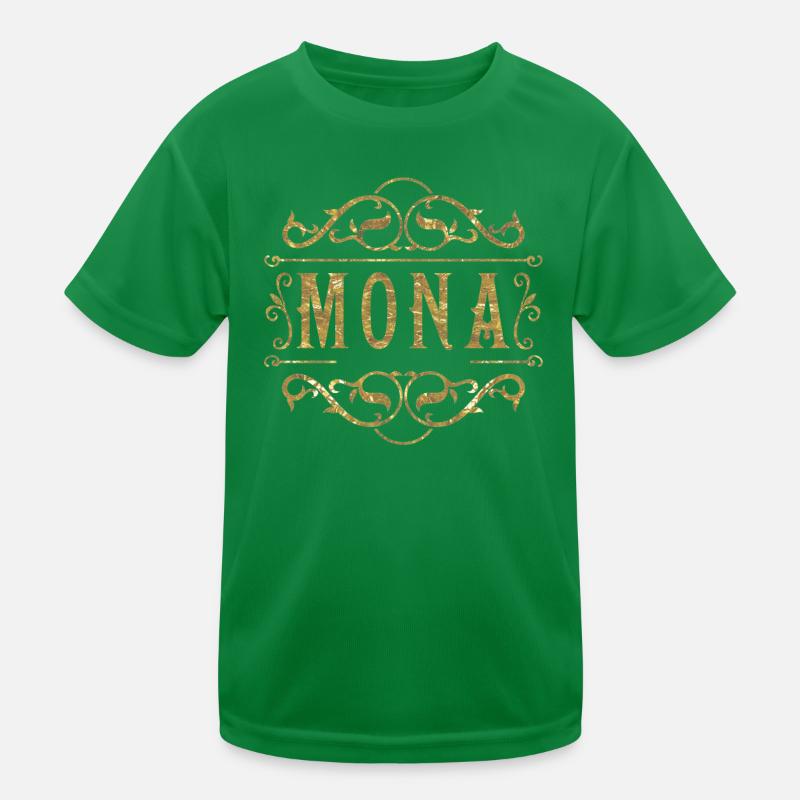 Mona gold Kinder Funktions-T-Shirt