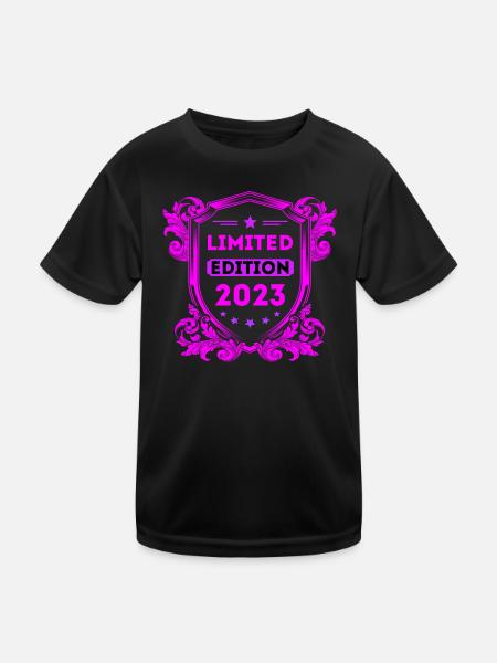 2023 - Kids Functional T-Shirt - black - Front