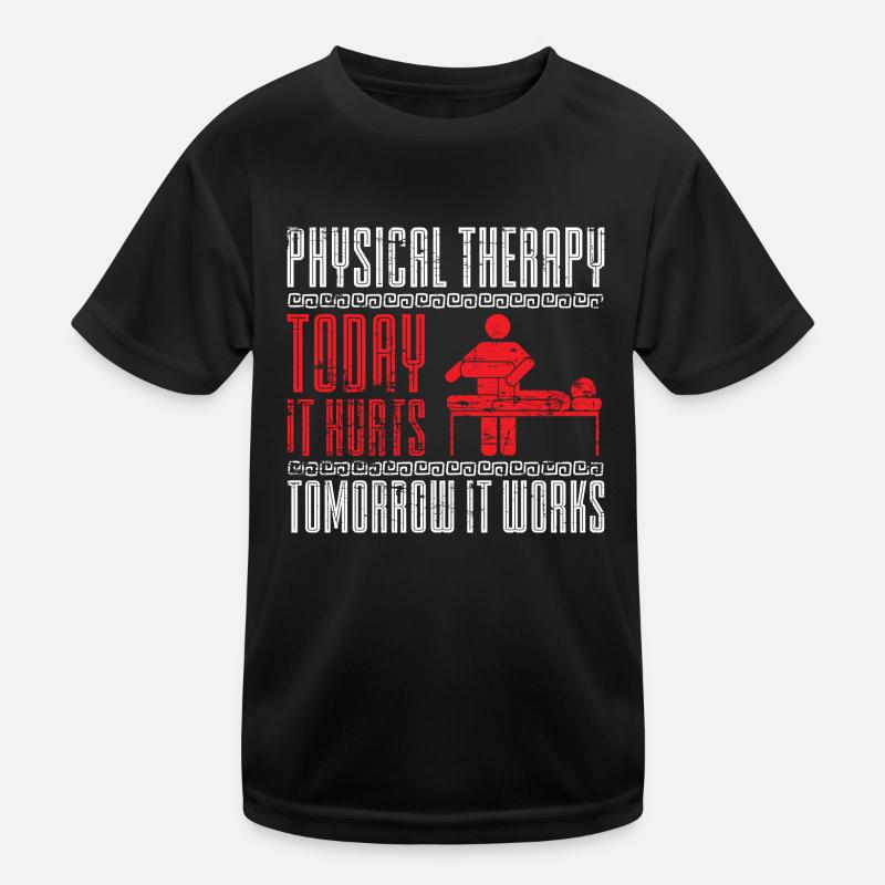 Therapie Geschenk Physiotherapie Kinder Funktions-T-Shirt