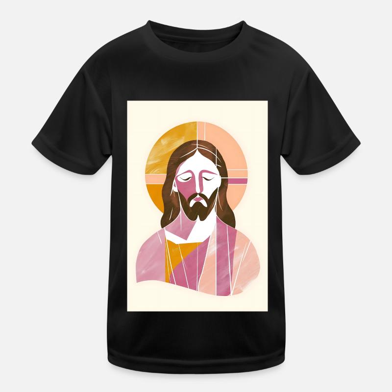 Jesus Wall Art, Digital Download, Boho Jesus Kids Functional T-Shirt