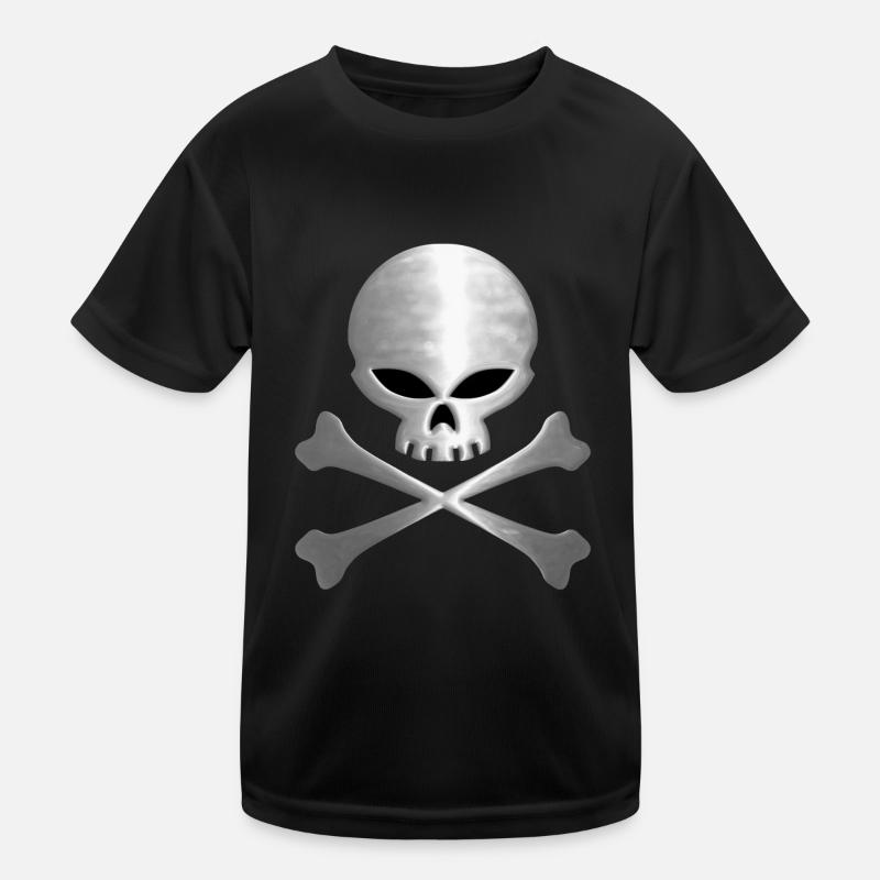 skull T-shirt sport Enfant