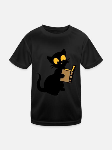 The book - Kids Functional T-Shirt - black