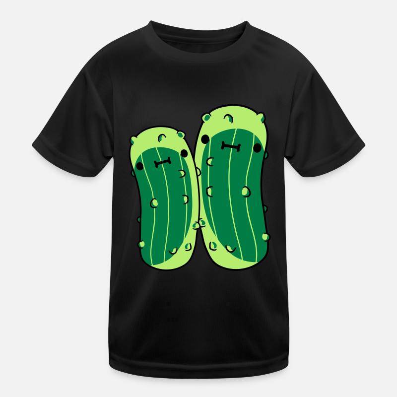 2 kleine gurken mit suessem Kinder Funktions-T-Shirt