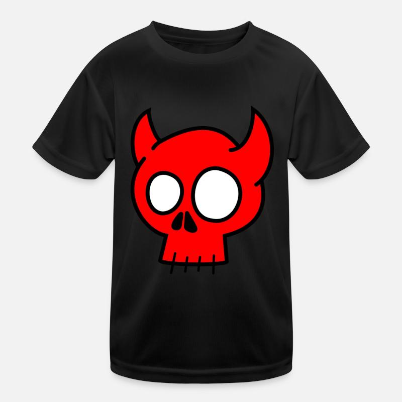 Tête de corps crâne T-shirt sport Enfant