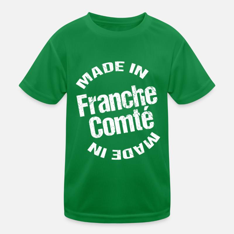 Hergestellt in Franche Comté blc Kinder Funktions-T-Shirt