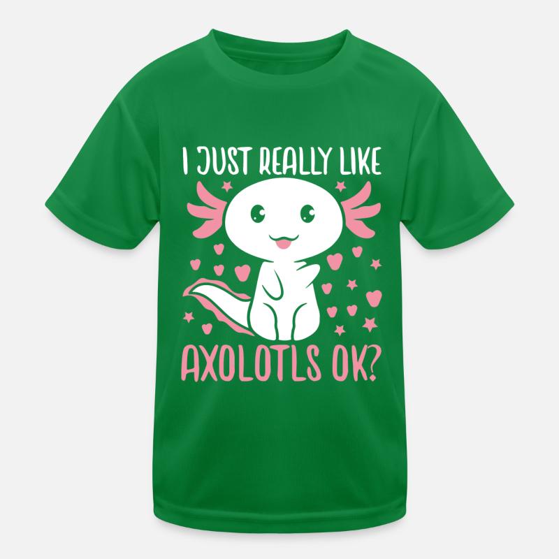 Axolotl Kinder Funktions-T-Shirt