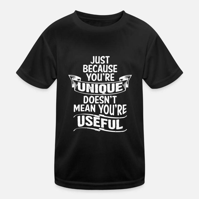 UNIQUE NE VEUT PAS DIRE UTILE T-shirt sport Enfant