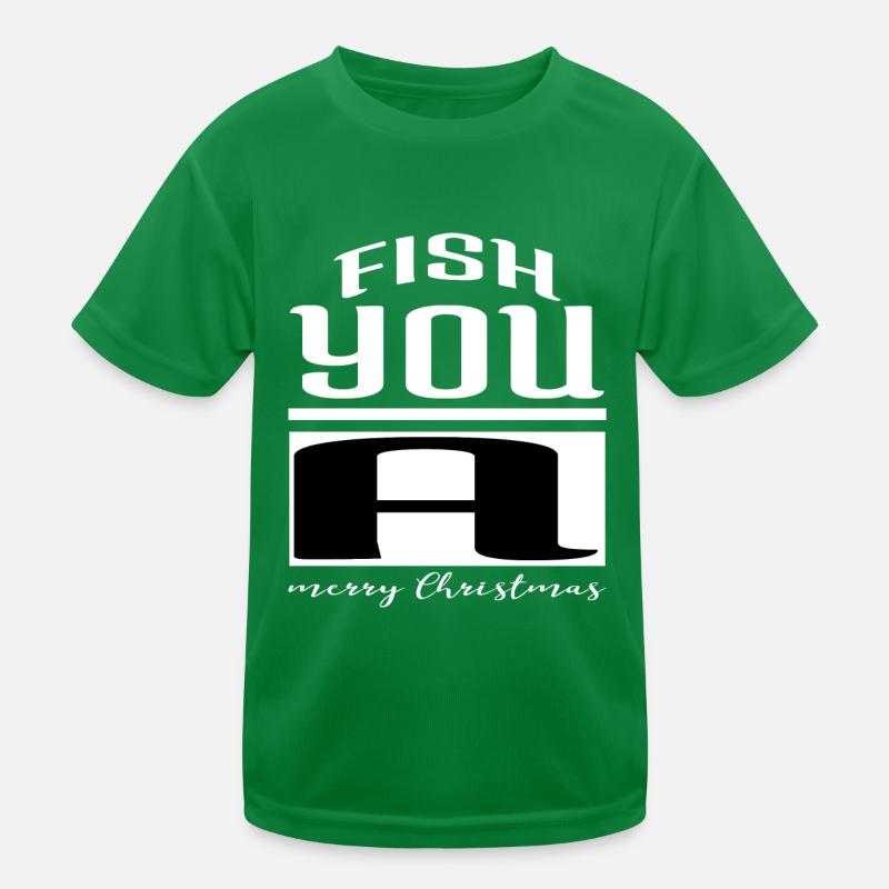 Axolotls présente le Père Noël présent humour T-shirt sport Enfant