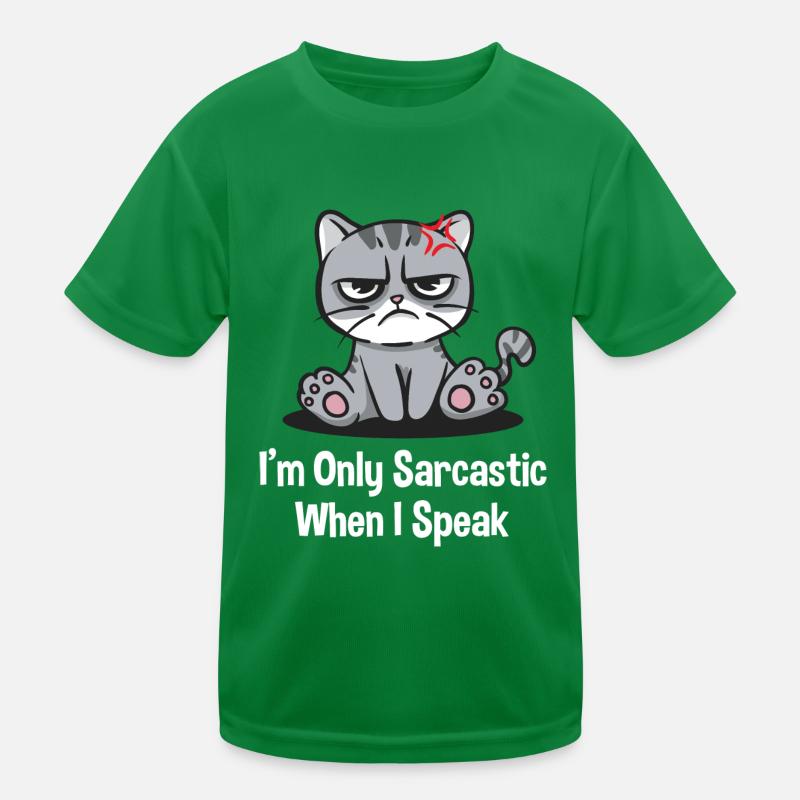 I'm just being sarcastic when I make funny sarcasm Kids Functional T-Shirt