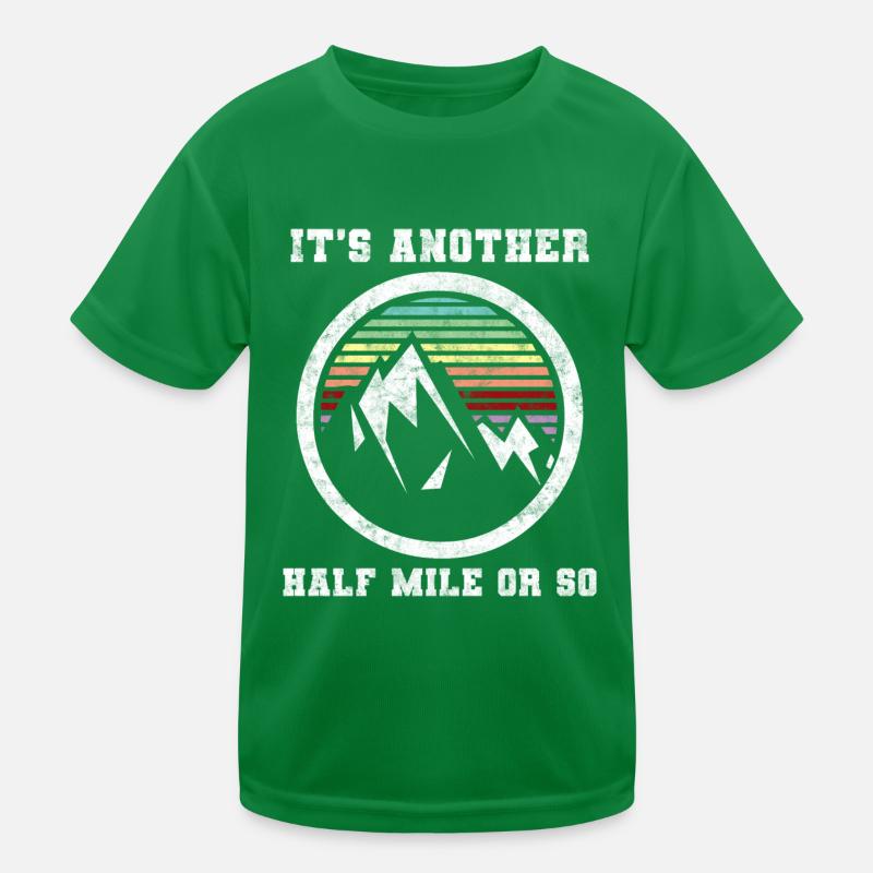 Trail Runner Running Jogging Jogger I Gift Kids Functional T-Shirt