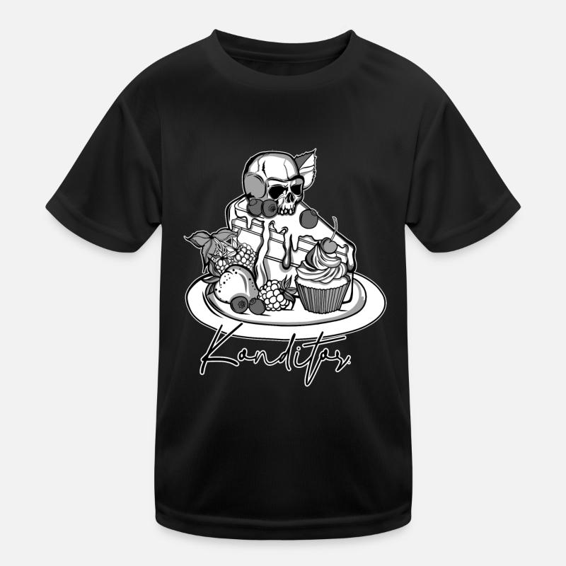 Konditor // Illustration Kinder Funktions-T-Shirt
