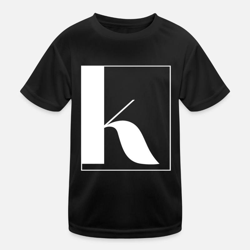 Letter alphabet k Kids Functional T-Shirt
