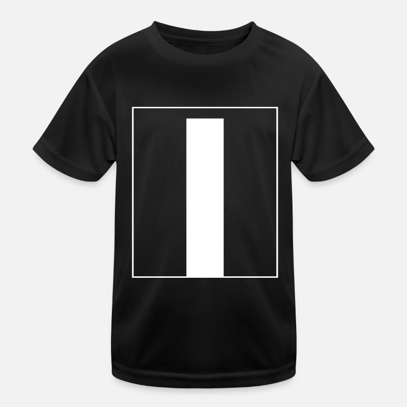 Lettre alphabet l T-shirt sport Enfant