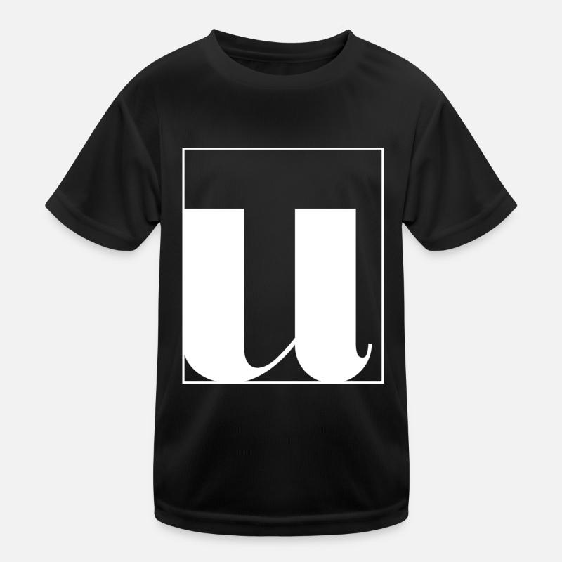 Letter alphabet u Kids Functional T-Shirt