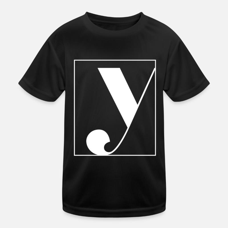 Lettre alphabet y T-shirt sport Enfant