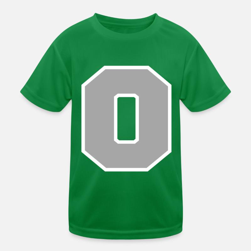 Buchstabe o sport Kinder Funktions-T-Shirt