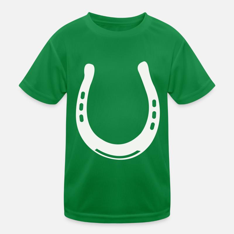 fer à cheval T-shirt sport Enfant