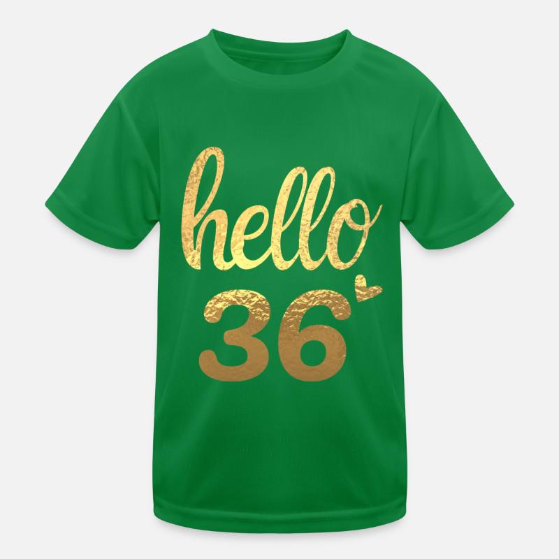 Hello 36 doré T-shirt sport Enfant