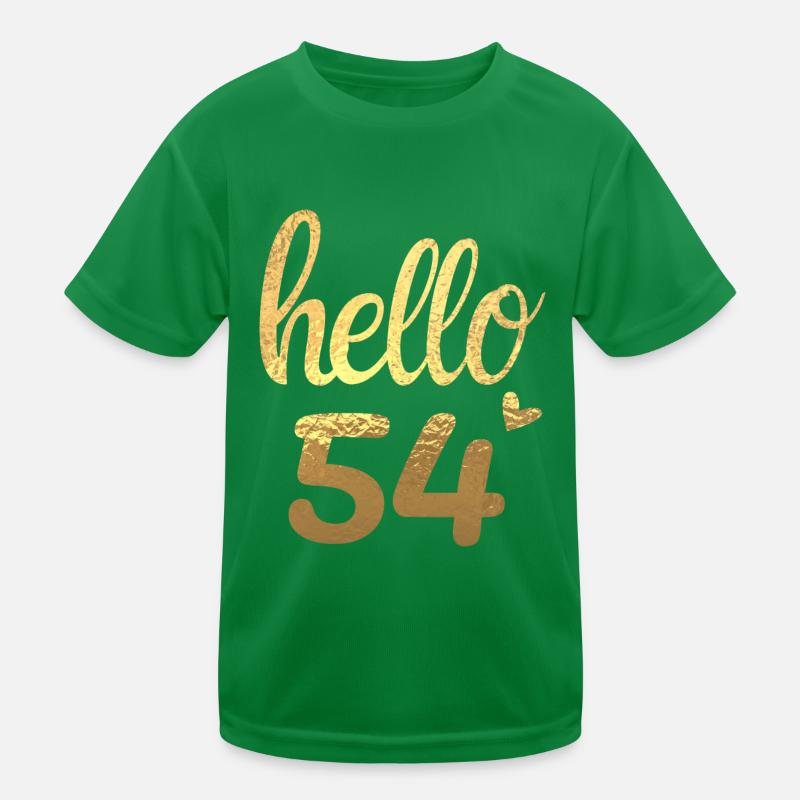 Hello 54 doré T-shirt sport Enfant